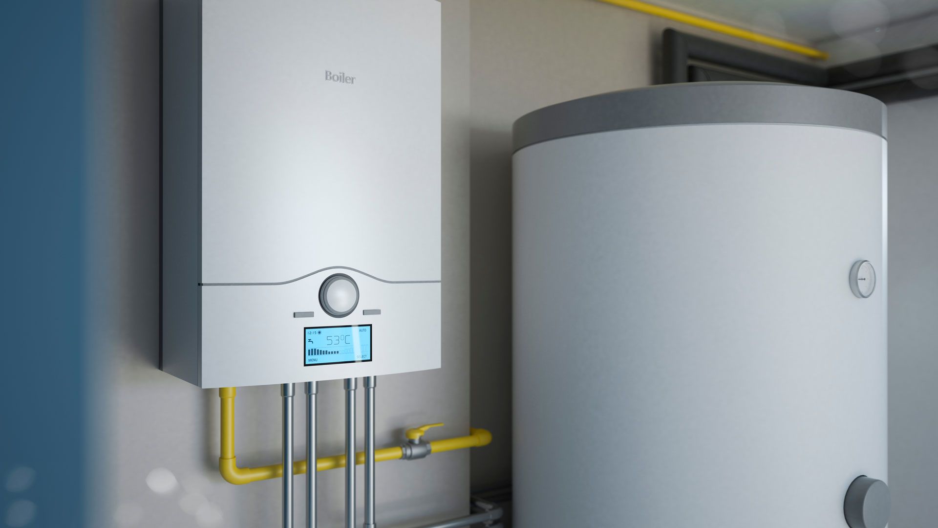 Gas Heizung Installation